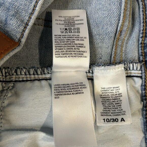 Lucky Brand AVA Mid Rise Skinny Ankle Jeans Size 10 / 30 Waist Light Wash - Picture 7 of 11